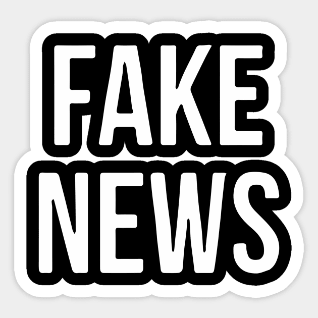 Fake News Sticker by Red Wolf Rustics And Outfitters